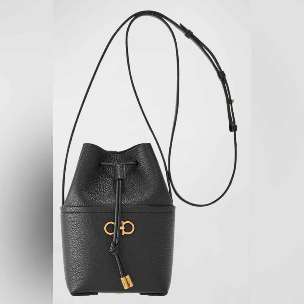 Salvatore Ferragamo Gancini Mini Bucket Bag